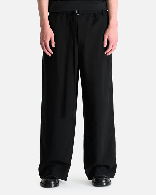 Ann Demeulemeester Men's Pants Finn High Comfort Trousers in Black