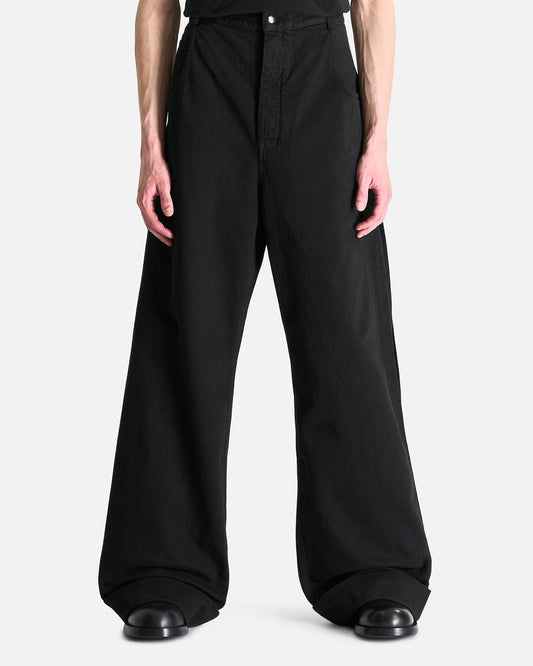 Ann Demeulemeester Men's Pants Michaël 5-Pocket High Comfort Trousers in Black