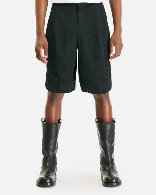 BLACK Comme des Garçons Men's Shorts Wide Leg Short in Black